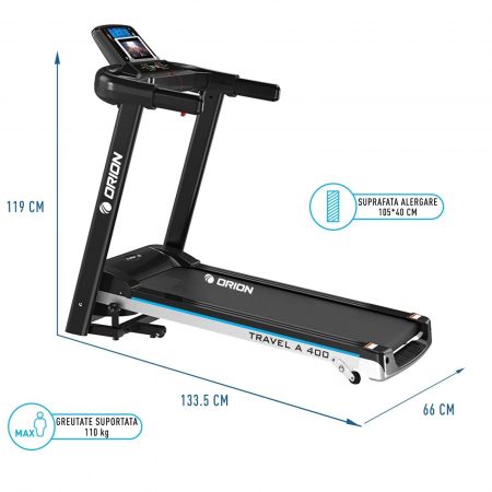 Banda de alergare 2CP ORION Travel A400 [7]