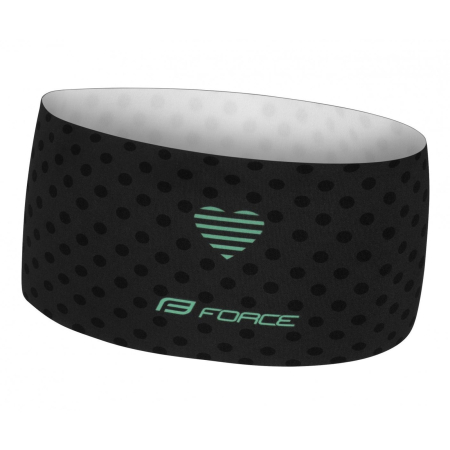 SEPCI /CACIULI / BANDANE - Bandana FORCE Points, marime universala, negru/turcoaz