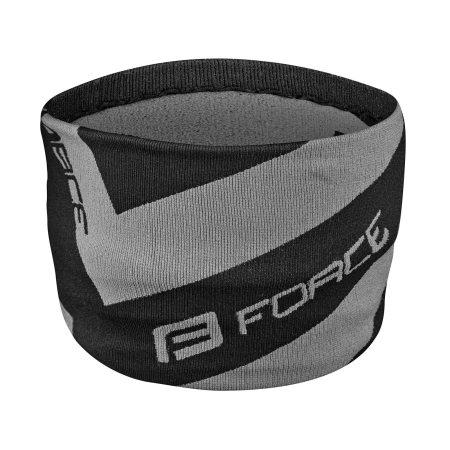 ECHIPAMENT CICLISM - Bandana pentru iarna FORCE Arrow, marime universala, negru/gri