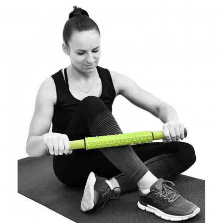 Bara masaj LIFEFIT Rollsoft, verde [3]