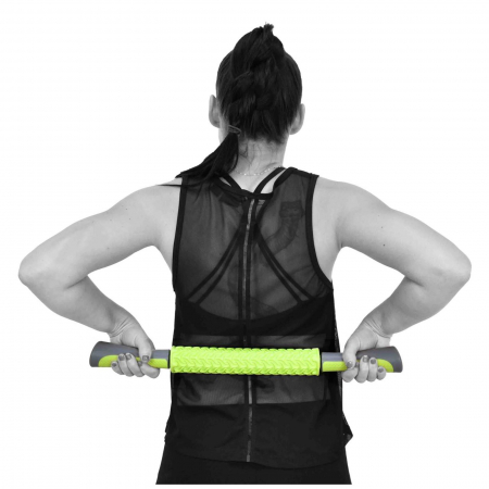 Bara masaj LIFEFIT Rollsoft, verde [1]