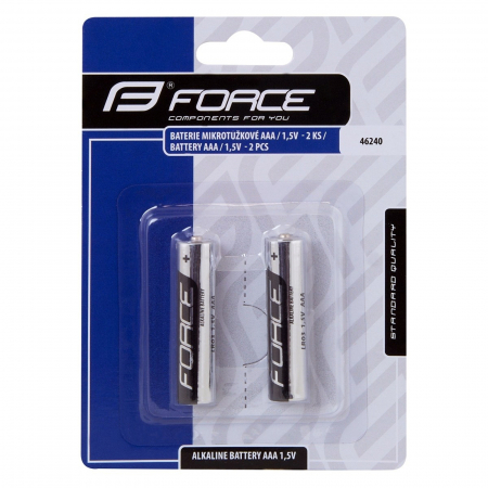 ALTE ACCESORII - Baterii FORCE alcaline AAA / 1.5V, 2 bucati