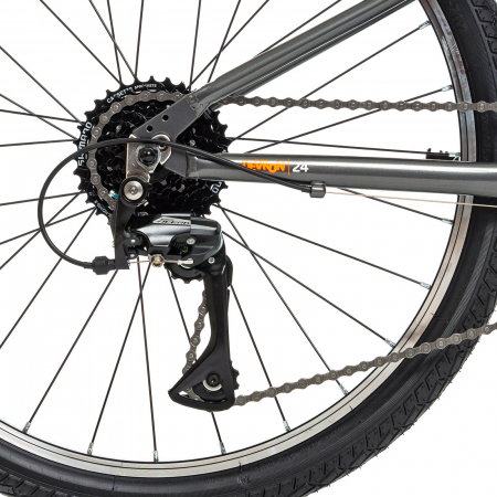 Bicicleta 24" MTB-HT DEVRON Urbio U2.4 SuperLight, cadru aluminiu 12.5", manete secventiale, frane V-Brake, 8 viteze [6]