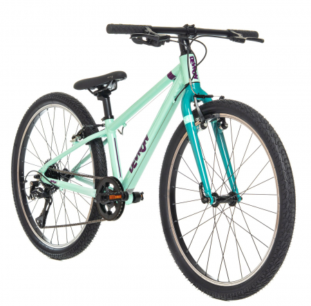 24" (varsta peste 10 ani) - Bicicleta 24" MTB-HT DEVRON Urbio U2.4 SuperLight, cadru aluminiu 12.5", manete secventiale, frane V-Brake, 8 viteze