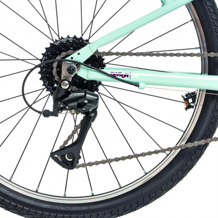 Bicicleta 24" MTB-HT DEVRON Urbio U2.4 SuperLight, cadru aluminiu 12.5", manete secventiale, frane V-Brake, 8 viteze [6]