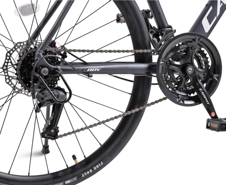 Bicicleta gravel 28" CARPAT ADVantage, cadru aluminiu 20", manete secventiale, frane disc, 24 viteze [7]