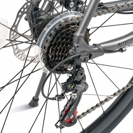 Bicicleta ciclocross 28" CARPAT Pathfinder 3.0, cadru aluminiu 20", manete index, frane disc, 14 viteze [7]