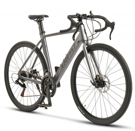 BICICLETE SOSEA-CICLOCROSS - Bicicleta ciclocross 28" CARPAT Pathfinder 3.0, cadru aluminiu 20", manete index, frane disc, 14 viteze