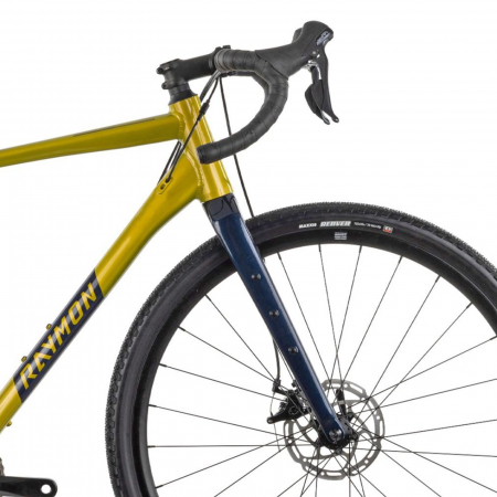 Bicicleta ciclocross 28" RAYMON Territ, cadru aluminiu, manete ergopower, frane disc, 18 viteze, verde [3]