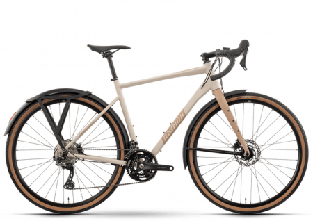 Bicicleta ciclocross 28" RAYMON Territ Pro Street, cadru aluminiu, manete ergopower, frane hidraulice, 22 viteze, maro [1]