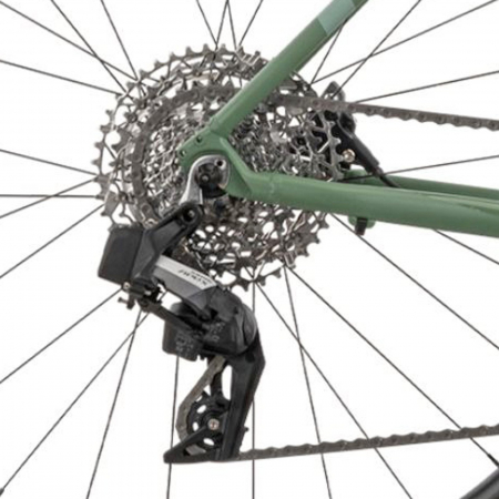 Bicicleta ciclocross 28" RAYMON Territ Ultra, cadru aluminiu, manete ergopower, frane hidraulice, 12 viteze, verde [5]