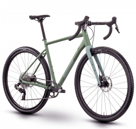 BICICLETE SOSEA-CICLOCROSS - Bicicleta ciclocross 28" RAYMON Territ Ultra, cadru aluminiu, manete ergopower, frane hidraulice, 12 viteze, verde