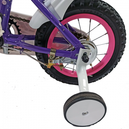 Bicicleta copii 12" BR Jasmine, mov, varsta 2-4 ani [5]