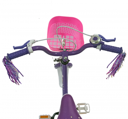 Bicicleta copii 12" BR Jasmine, mov, varsta 2-4 ani [2]