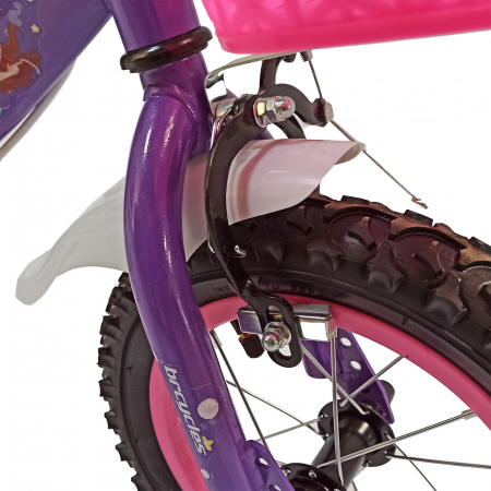 Bicicleta copii 12" BR Jasmine, mov, varsta 2-4 ani [1]