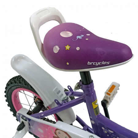 Bicicleta copii 12" BR Jasmine, mov, varsta 2-4 ani [6]
