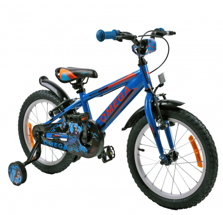 12" (varsta 2-4 ani) - Bicicleta copii 12" OMEGA Master, verde, varsta 2-4 ani