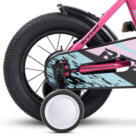 Bicicleta copii 12" RICH BABY Speedy, varsta 2-4 ani  [7]