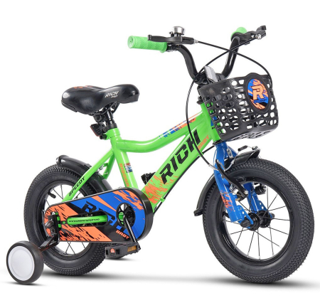 12" (varsta 2-4 ani) - Bicicleta copii 12" RICH BABY Speedy, varsta 2-4 ani 