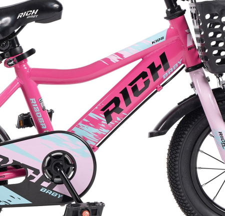 Bicicleta copii 12" RICH BABY Speedy, varsta 2-4 ani  [9]