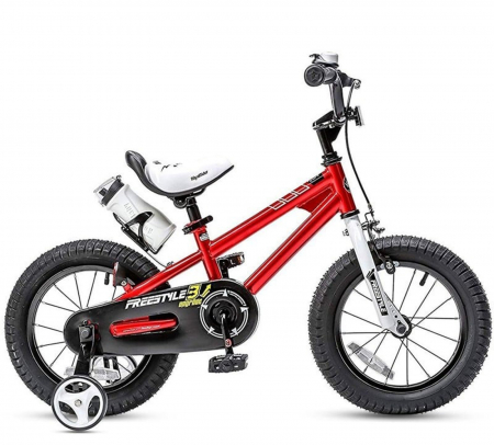Bicicleta copii 12" ROYAL BABY Freestyle, verde, varsta 2-4 ani [1]