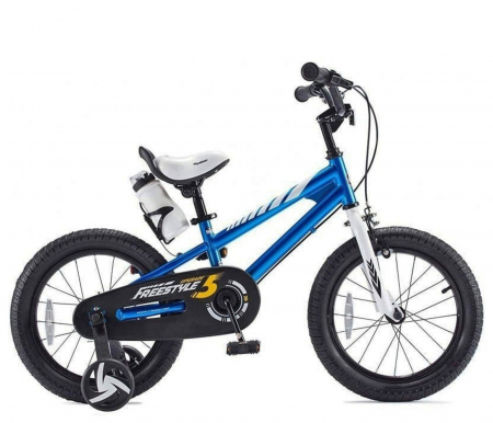 Bicicleta copii 12" ROYAL BABY Freestyle, verde, varsta 2-4 ani [1]