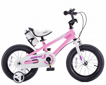 Bicicleta copii 12" ROYAL BABY Freestyle, verde, varsta 2-4 ani [1]