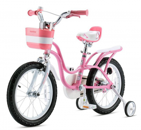 Bicicleta copii 12" ROYAL BABY Little Swan, roz, varsta 2-4 ani [2]