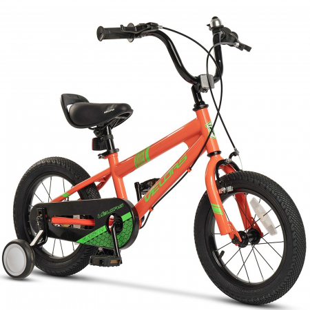 12" (varsta 2-4 ani) - Bicicleta copii 12" VELORS Flash V1203, albastru, varsta 2-4 ani