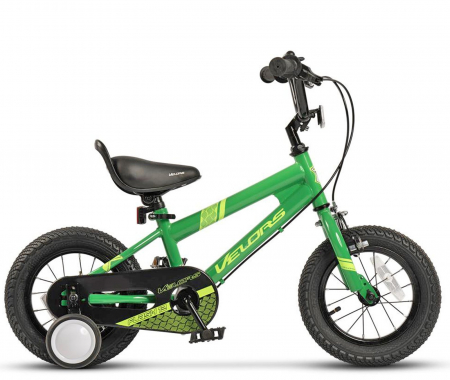 Bicicleta copii 12" VELORS Flash V1203, albastru, varsta 2-4 ani [1]