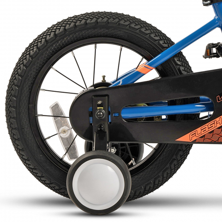 Bicicleta copii 12" VELORS Flash V1203, albastru, varsta 2-4 ani [7]