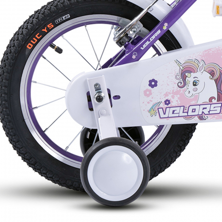 Bicicleta copii 12" VELORS Unicorn, varsta 2-4 ani [6]