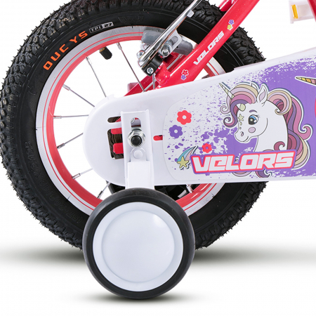 Bicicleta copii 12" VELORS Unicorn, varsta 2-4 ani [6]