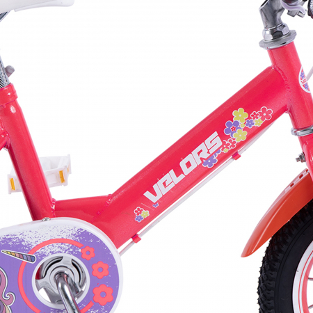 Bicicleta copii 12" VELORS Unicorn, varsta 2-4 ani [8]