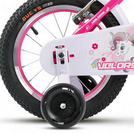 Bicicleta copii 12" VELORS Unicorn, varsta 2-4 ani [6]