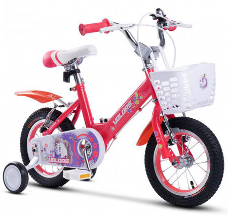 Bicicleta copii 12" VELORS Unicorn, varsta 2-4 ani [1]