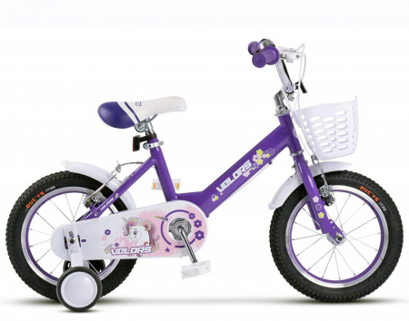 12" (varsta 2-4 ani) - Bicicleta copii 12" VELORS Unicorn, varsta 2-4 ani