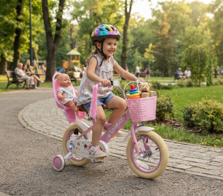 Bicicleta copii 14" CARPAT Happy Girl, frane V-Brake/torpedo, varsta 3-5 ani  [16]