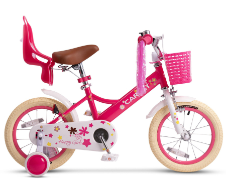 Bicicleta copii 14" CARPAT Happy Girl, frane V-Brake/torpedo, varsta 3-5 ani  [1]