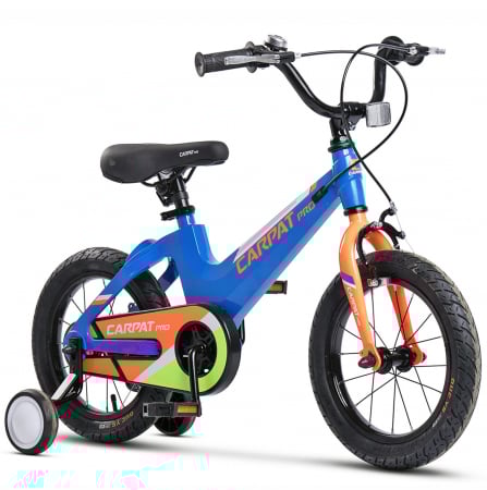 BICICLETE - Bicicleta copii 14" CARPAT Pro 14122, cadru aluminiu, frane V-Brake/tambur, varsta 3-5 ani
