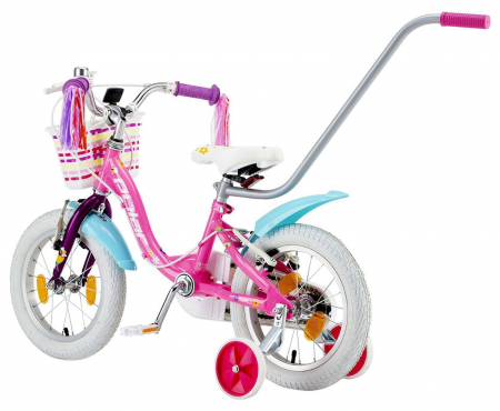 Bicicleta copii 14" POLAR Junior Icecream, roz, varsta 3-5 ani [2]