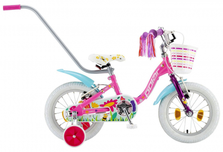14" (varsta 3-5 ani) - Bicicleta copii 14" POLAR Junior Icecream, roz, varsta 3-5 ani