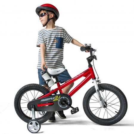 Bicicleta copii 14" ROYAL BABY Freestyle, alb, varsta 3-5 ani [2]