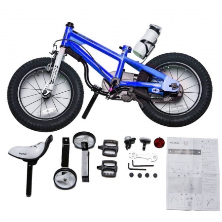 Bicicleta copii 14" ROYAL BABY Freestyle, alb, varsta 3-5 ani [3]