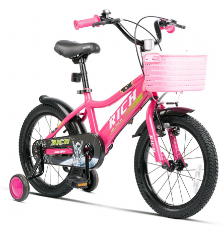 14" (varsta 3-5 ani) - Bicicleta copii 14" RICH Cosmos R1405, varsta 3-5 ani