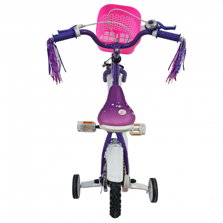 Bicicleta copii 16" BR Jasmine, mov, varsta 4-6 ani [9]