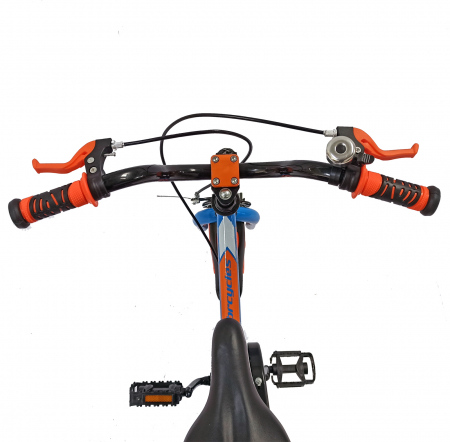 Bicicleta copii 12" BR Jasper, albastru/portocaliu, varsta 2-4 ani [3]