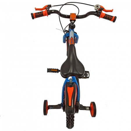 Bicicleta copii 12" BR Jasper, albastru/portocaliu, varsta 2-4 ani [9]