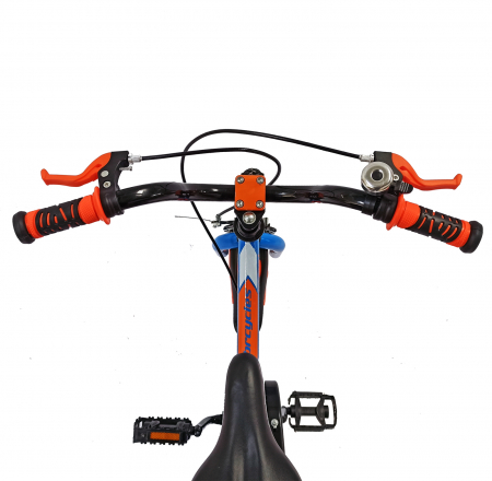 Bicicleta copii 16" BR Jasper, albastru/portocaliu, varsta 4-6 ani [4]