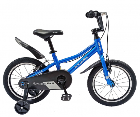 16" (varsta 4-6 ani) - Bicicleta copii 16" BR Kids Sports, mov, varsta 4-6 ani